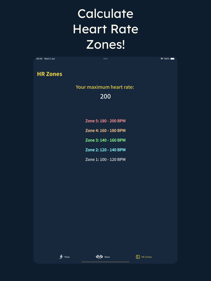 Running Race Pace Calculator