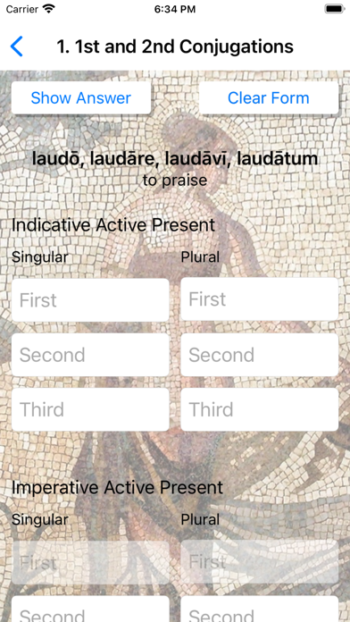 Principium Latin Screenshot