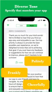 reply ai for app review iphone screenshot 2