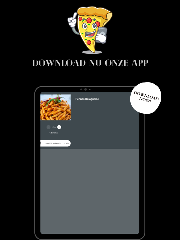 Allô Pizza Couvin iPad screenshot