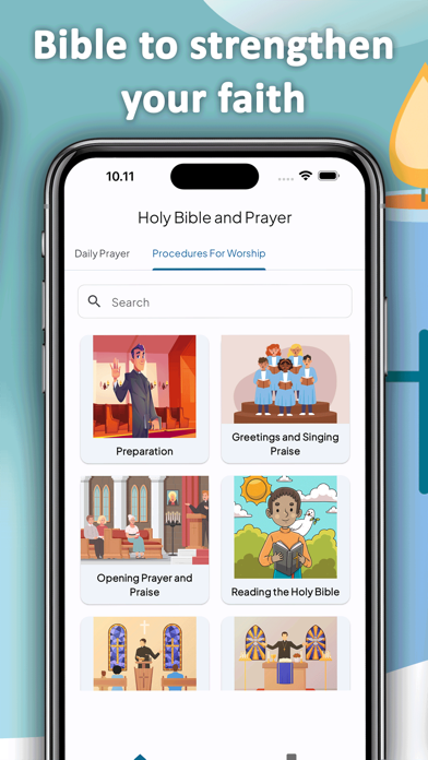 Holy Bible and Prayer Screenshot