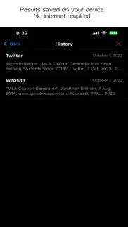 mla citation generator iphone screenshot 3