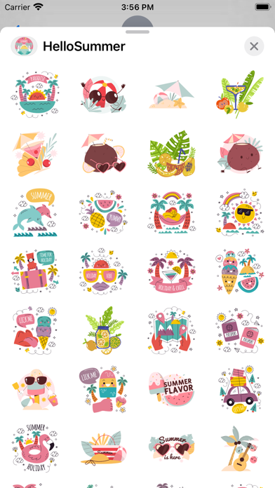 Summer Is Here Stickers Screenshot