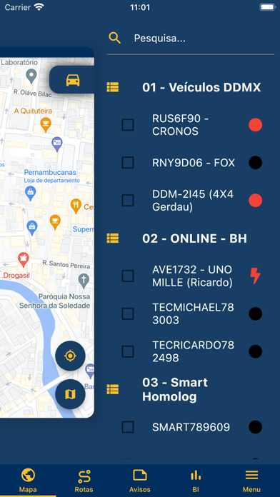 DDMX Fleet Monitor Screenshot