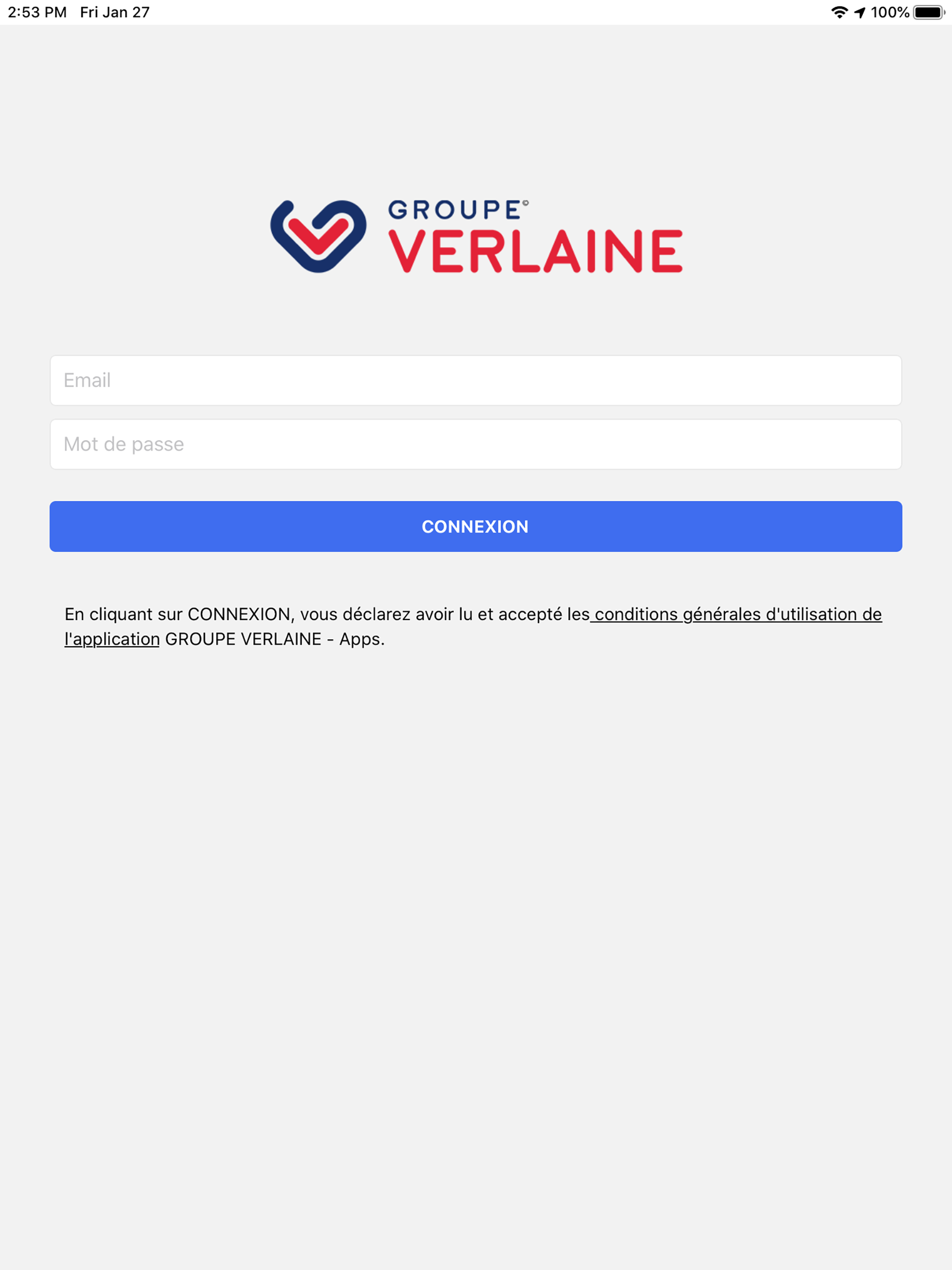 Groupe Verlaine - App terrain