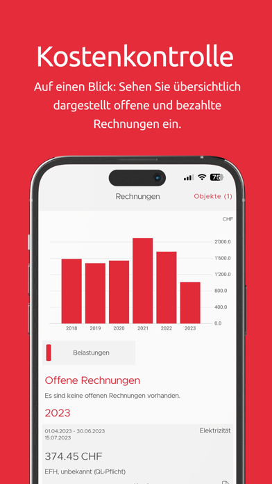 EWN Kundenportal Screenshot