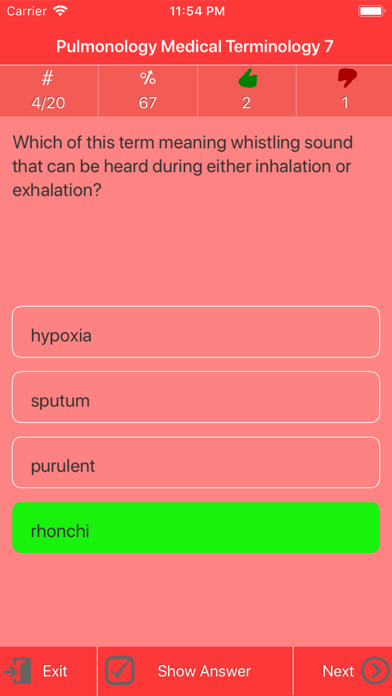 Pulmonology Medical Terms Quizのおすすめ画像3