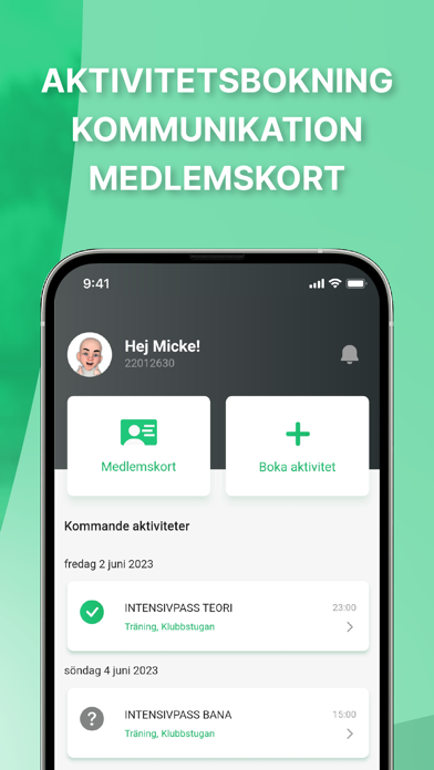 KanslietOnline Medlemsapp Screenshot