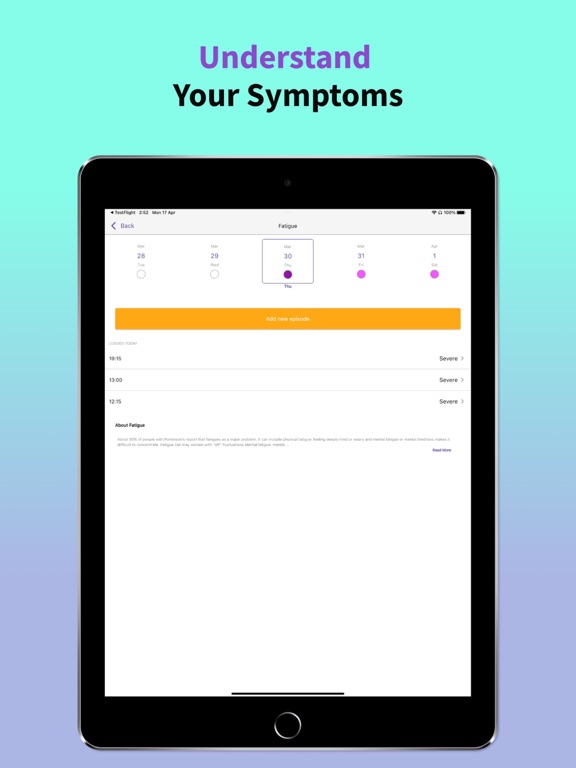 My Moves Matter iPad screenshot 5 - Medical app