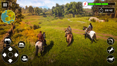 Virtual Wild Horse Racing Game Screenshot