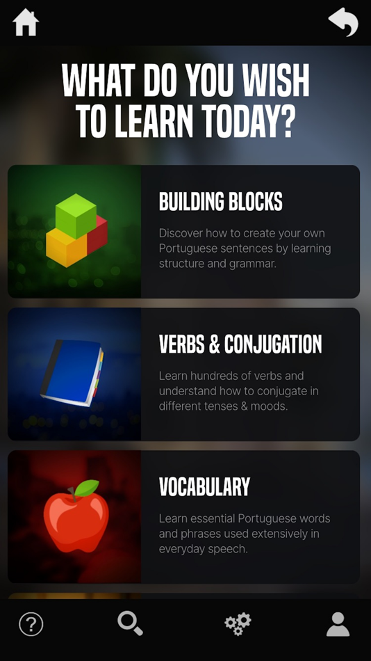 #1. OUINO Portuguese (for members) (iOS) Podle: Ouino Languages