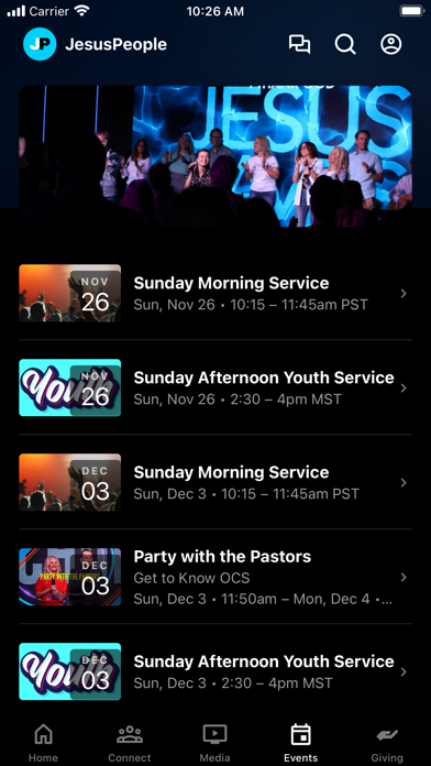 Jesus People Church Screenshot
