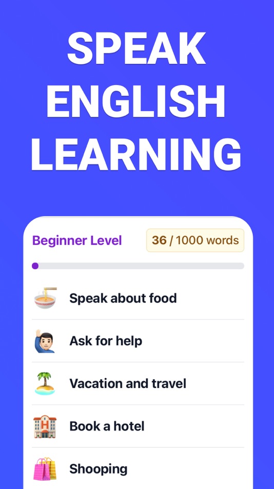 #1. Speak English Learning App (iOS) 由: Second BGD DOO