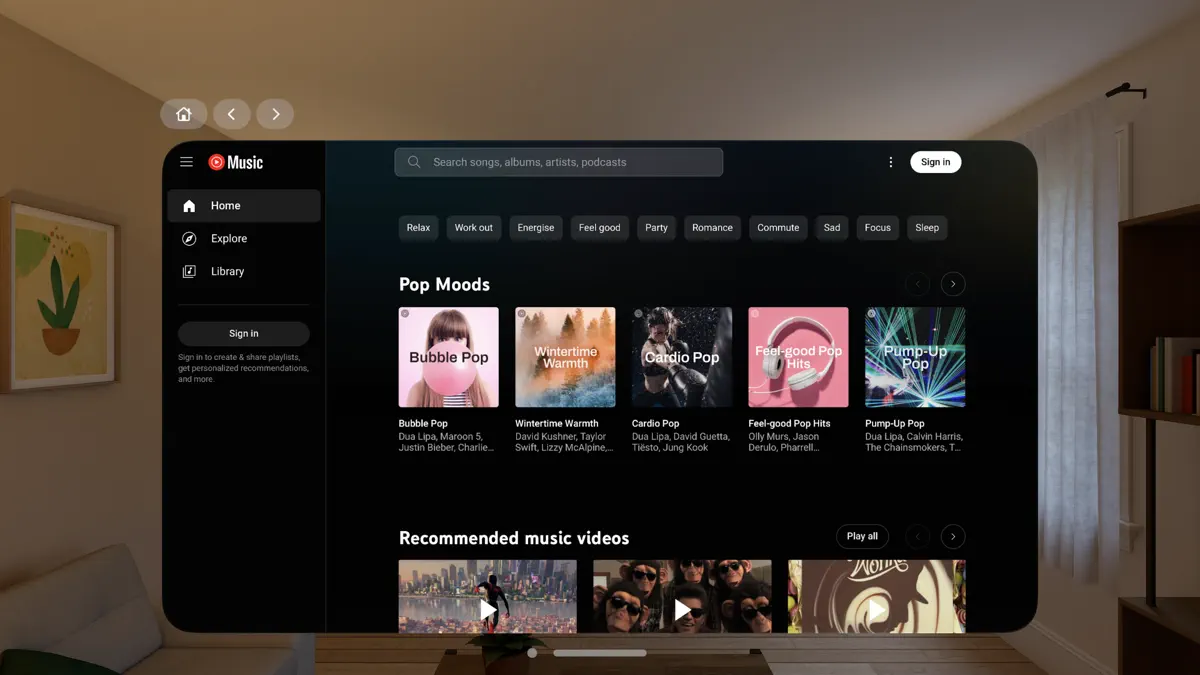 YMusicVP screenshot 1