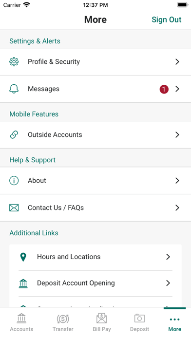 Heartland Bank Iowa Mobile Screenshot