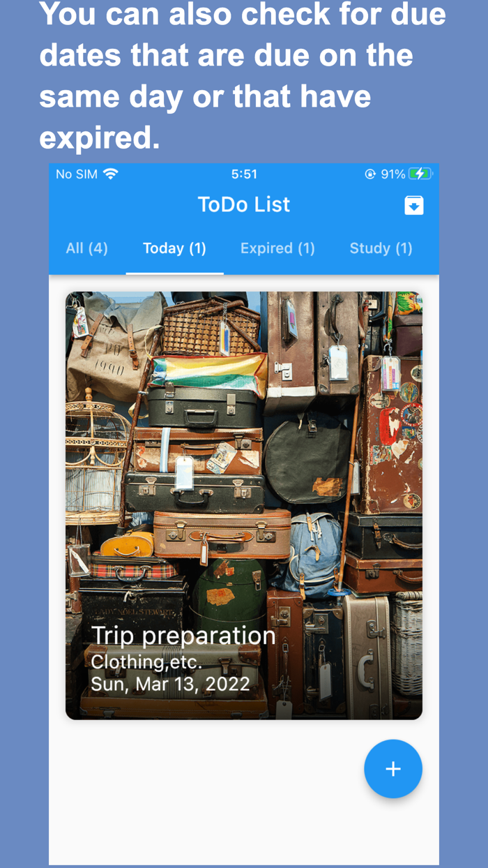 Card DE ToDo - Simple ToDoList