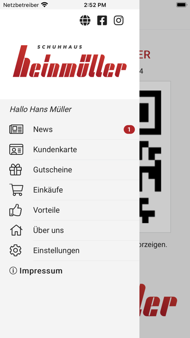 Heinmüller Bonus App Screenshot