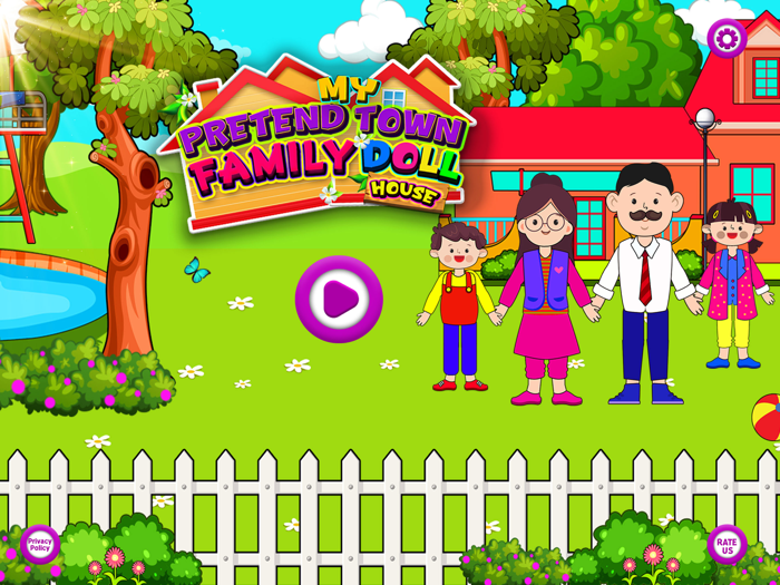 Pretend Town Family Doll House