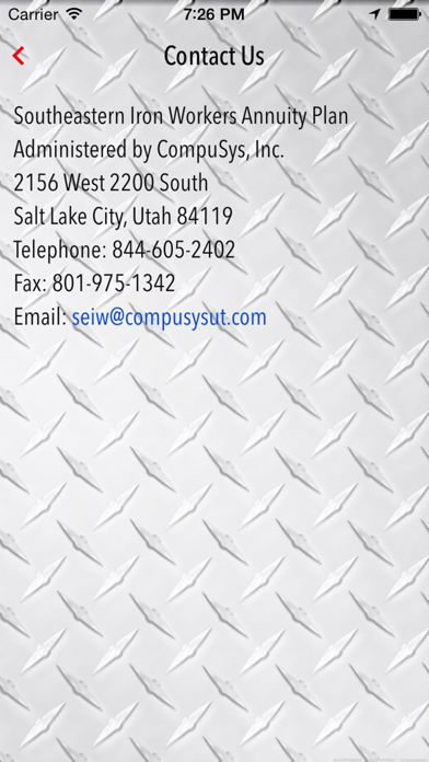 SE IW Annuity Screenshot