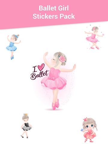 Ballet Girls Stickersのおすすめ画像1