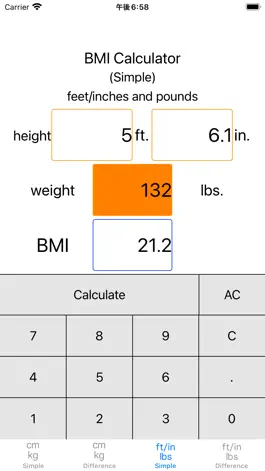 Game screenshot /BMICalculator hack