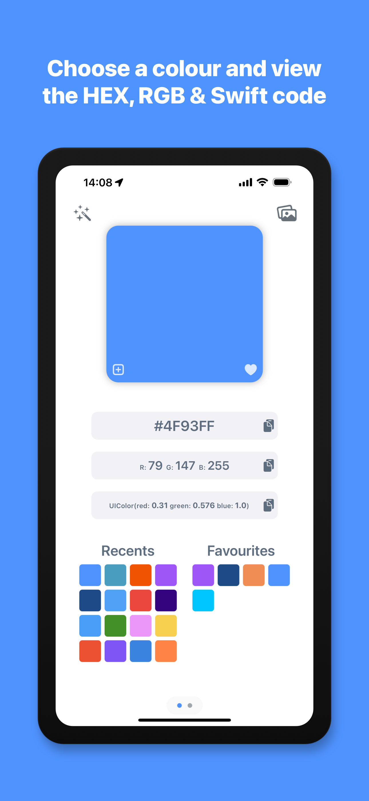 Developer Colour Palette