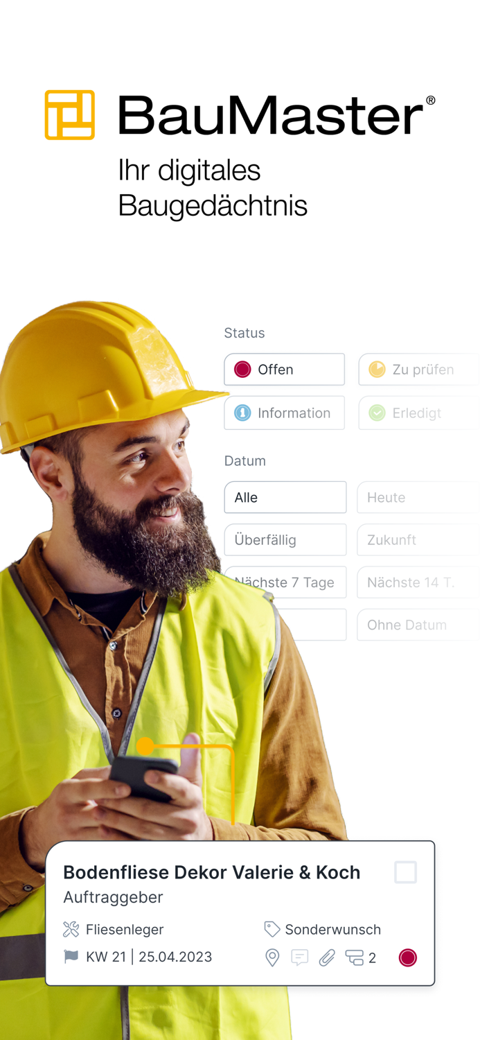 BauMaster ® Bauleiter App