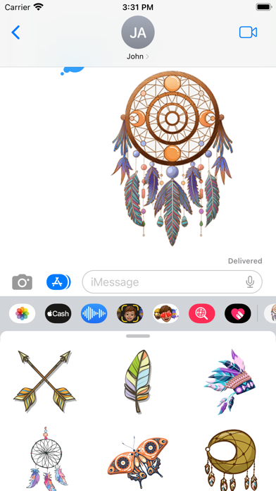 Boho Ornaments Spirit Stickers Screenshot