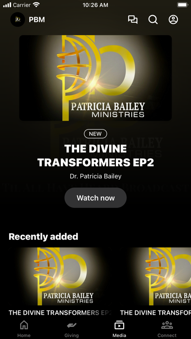 Patricia Bailey Ministries Screenshot