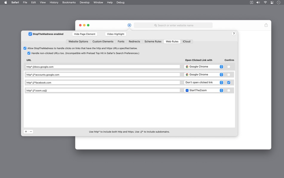 #7. StopTheMadness (macOS) Podle: Jeff Johnson