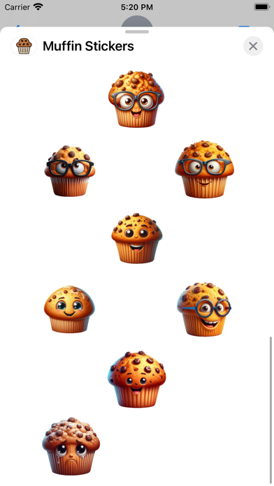 Muffin Stickers Screenshot