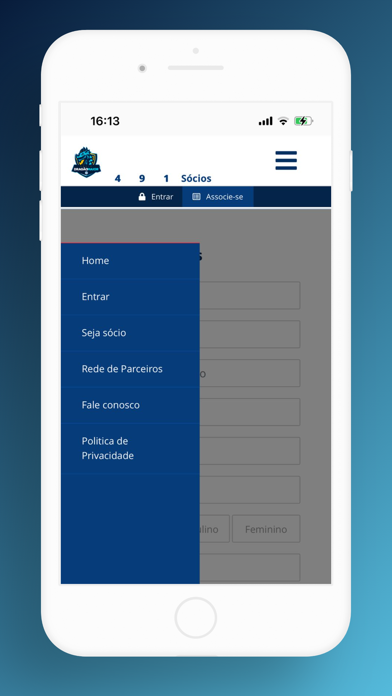 Sócio Torcedor Confiança Screenshot