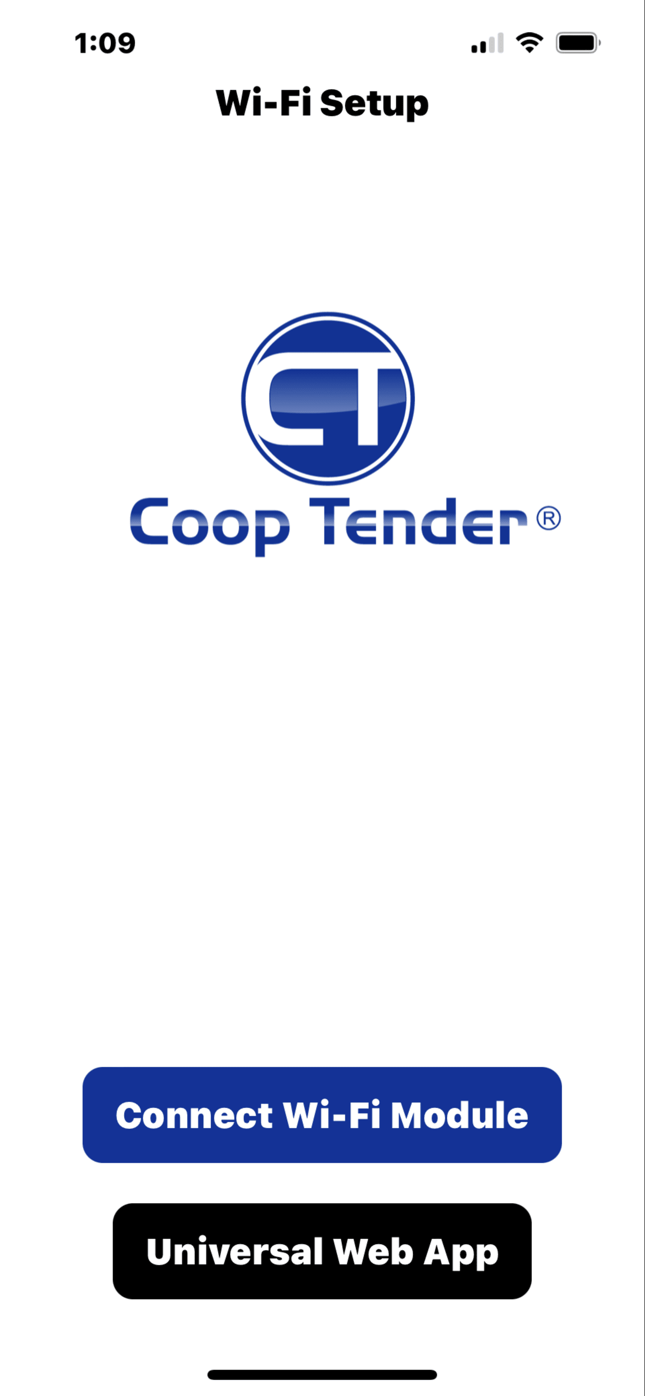 Coop Tender WiFi Setup
