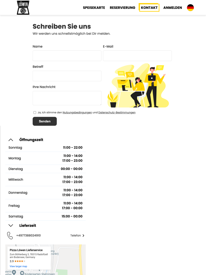 Löwen Pizza Radolfzell