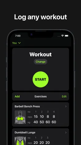Game screenshot Fitbooq: Simple Workout Log mod apk
