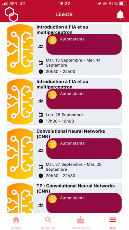 #5. LinkCS (iOS) 由: ASSOCIATION DES RESEAUX DE CENTRALESUPELEC