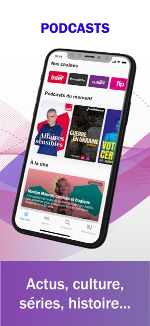 Radio France - podcast, direct dans l'App Store