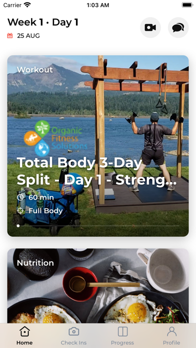 Organic Fitness Solutions Inc. Screenshot
