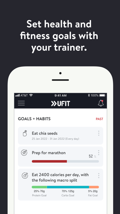 UFIT Coaching Screenshot