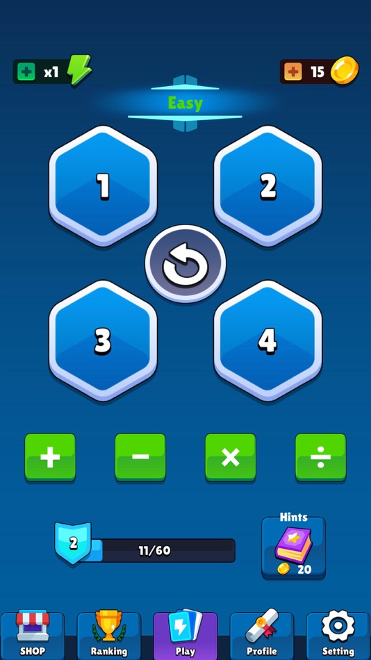 #2. Math 24 Global Game (iOS) 由: Kai Liu