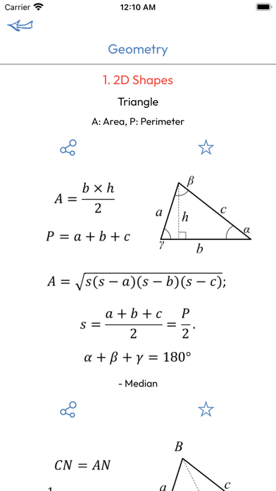 Math Formulas Basic Screenshot