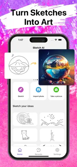 Game screenshot Sketch Ai Drawing To Art Maker apk
