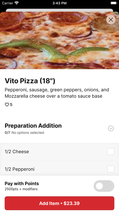 Vito's Midtown Pizza Screenshot