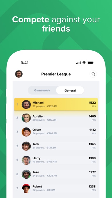 BEMANAGER - Fantasy Soccer Screenshot