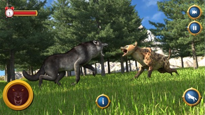 Wolf Simulator: Wild Wolf Game Screenshot