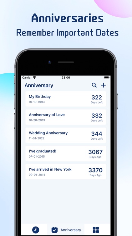 Memo - Timeline · Anniversary screenshot-3