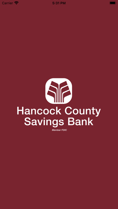 Hancock County Savings Bank Screenshot