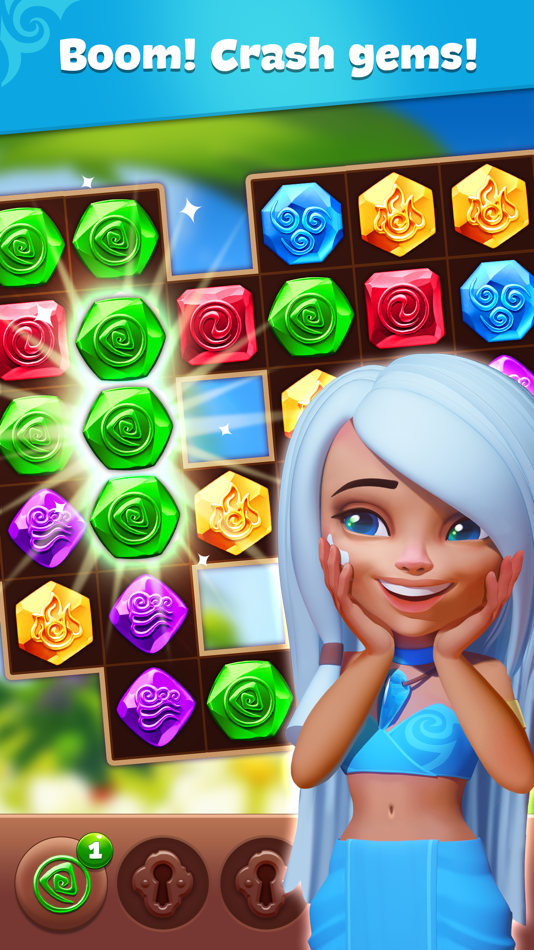 #4. Gemmy Lands: Match 3 Puzzle (iOS) 由: Best Place Apps