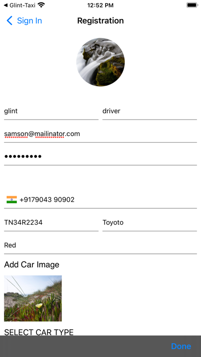 App screenshot