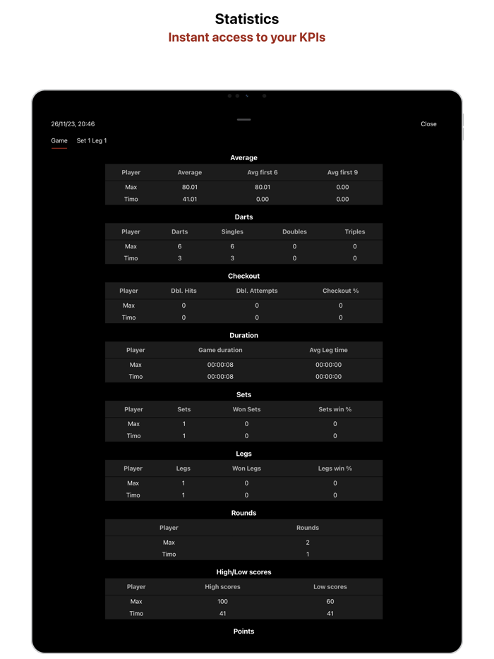 Dartomat - Dart Counter App